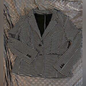 Express checkerboard pattern Women’s blazer
